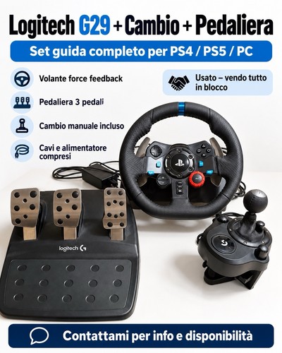 Logitech g29 volante - g29, corsa